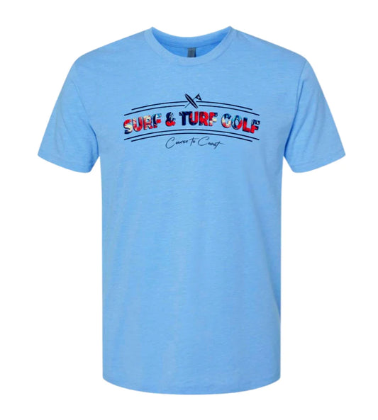 THE TELLES PRESS TEES - BLUE